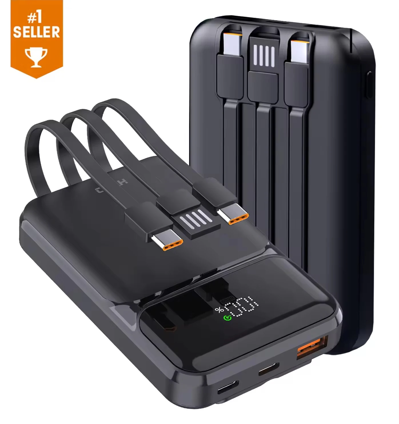 Power Bank 20000mAh Charge Rapide 22.5W – USB-C PD 20W – Écran LED