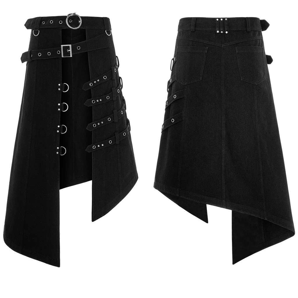 ◆typeservice◆ Asymmetrical Shirring Skirt Black OSTB17BKF Maje_MFPJU01030-2517_H_1.jpg?