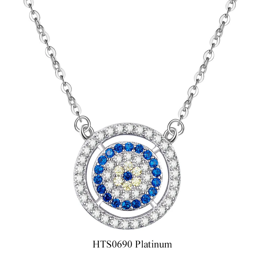 22 Styles Collection Sterling Silver 925 Evil Eye Diamond Platinum