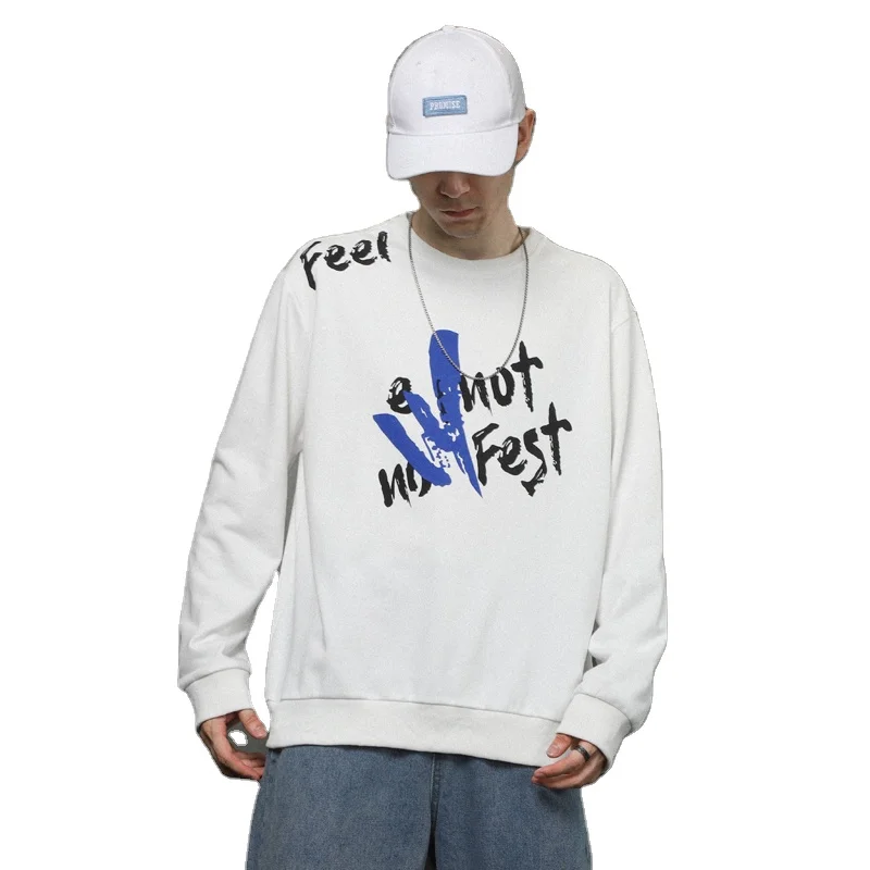 sudaderas con capucha para hombre ropa deportiva masculina holgada de gran tamaño con estampado de sudaderas con capucha para hombre ropa deportiva masculina holgada de gran tamaño con estampado de