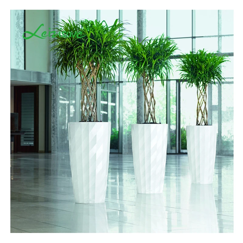 Chinese Lazy pp Resin Garden Outdoor Modern Cheap Wholesale extra Large  Size Plastic Plant Pots Planters Flower Pot for Tree