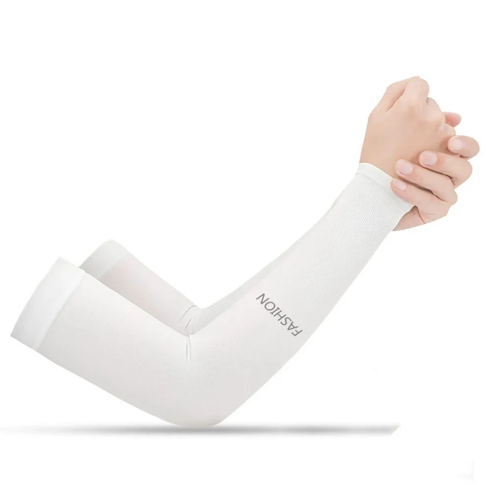 Seamless Lightweight Breathable UV-Proof Cooling Sleeves Anti-Slip Quick-Dry Stylish Sun Protection Durable Elastic Outdoor