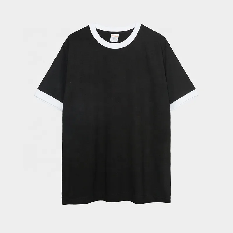 Hot Selling New Arrival Summer Print T-shirt Pink Heavyweight Unisex 100 Premium Cotton Color Block Shirts for Men