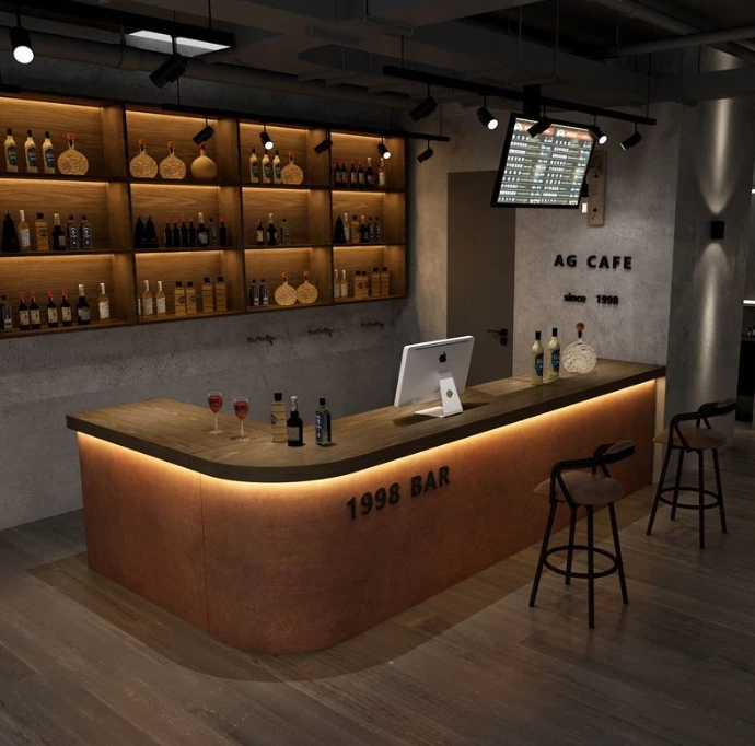 Современная барная стойка с островом коммерческая для коктейля дизайн ...
