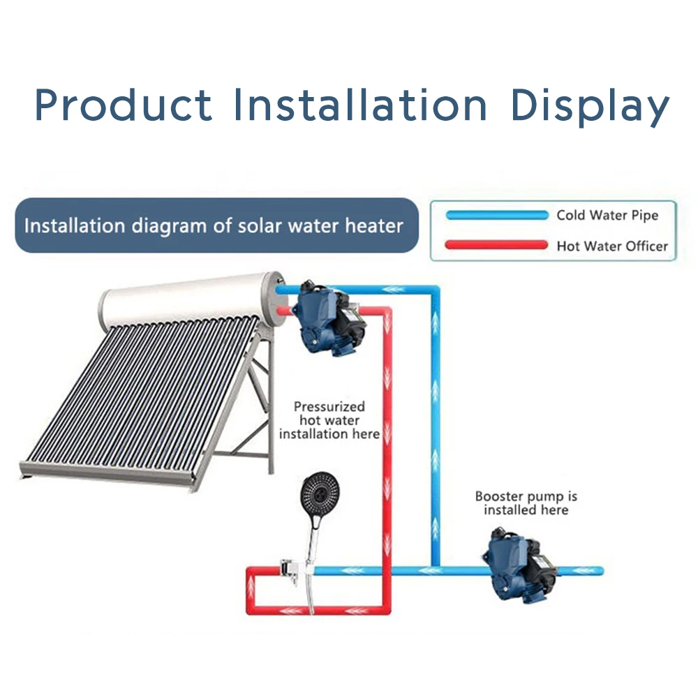 New Design Silent Intelligent Smart Silent 800w Automatic Self-Priming  Pressure Water Pump for Booster