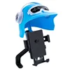 Rearview mirror with helmet-blue