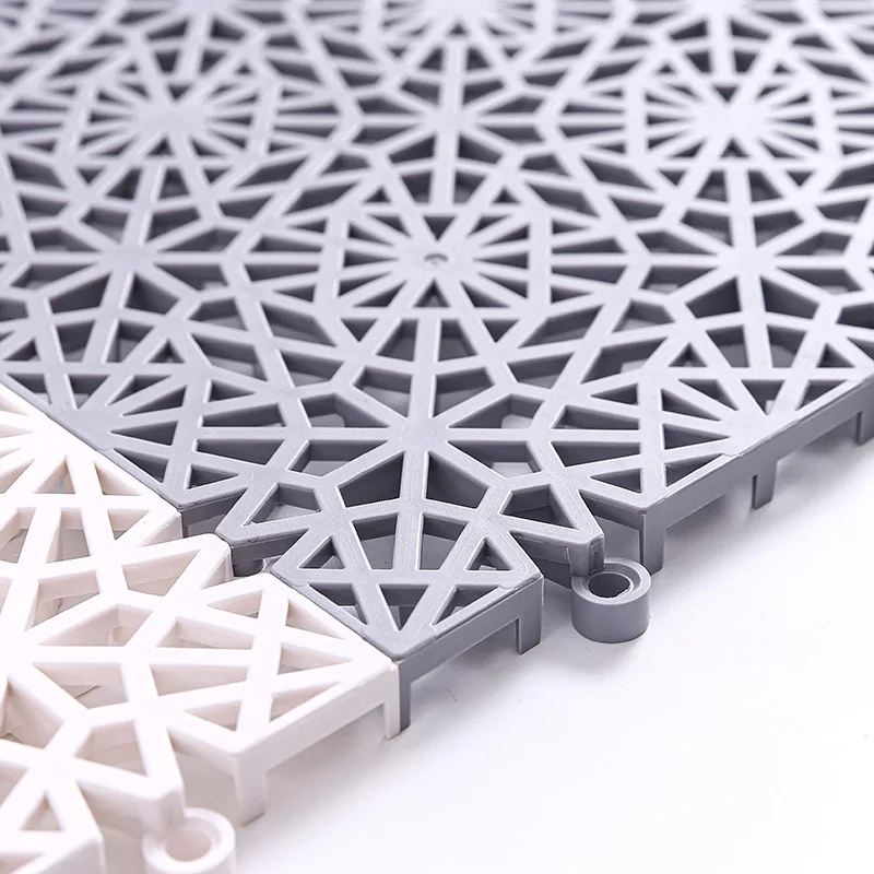 Bathroom Splicing Non Slip Floor Mat Can Be Cut Pvc Resin Home Hot Sale Bathroom Mat 30x30cm