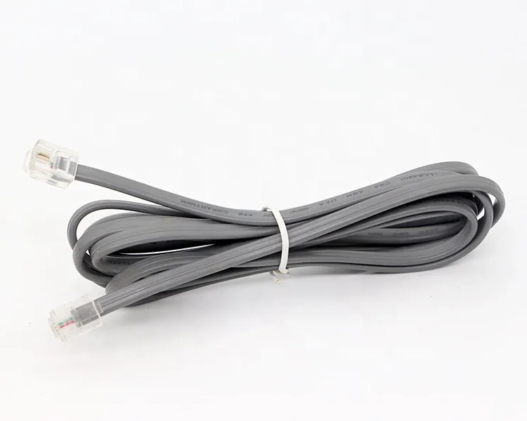 RJ9 RJ10 RJ11 to RJ11 6P2C Intercom ADSI Telephone Cable