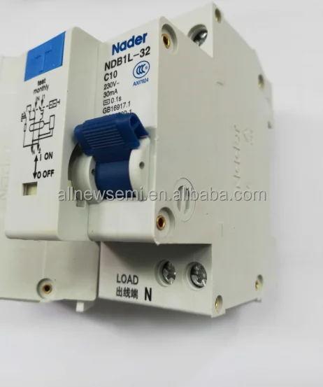 NDB1L-32C10 residual current circuit breaker brand new original Nader leakage switch  30mA leakage current