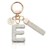 Letras de diamantes plateados-e