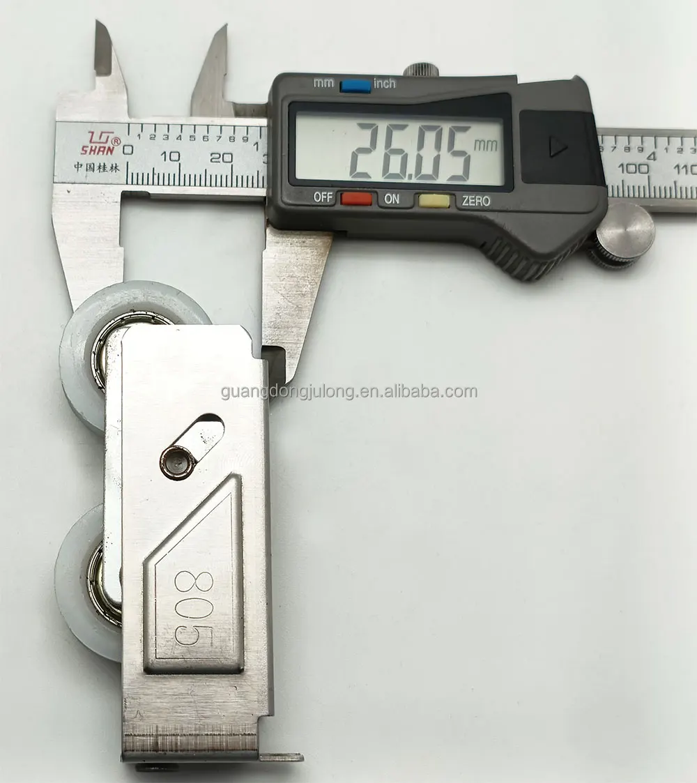 Stainless Steel Sliding Window Roller with 2 Years Warranty Customizable Size and Modern Design for Office Buildings