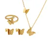 Set di Collana/Orecchini/Anelli in Oro