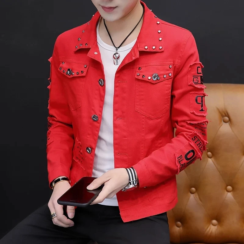 Spring And Autumn Jeans Coat Men's Korean-style Fashion Students Handsome Versatile Jacket MEN'S Wear Summer New Style_voghion.com