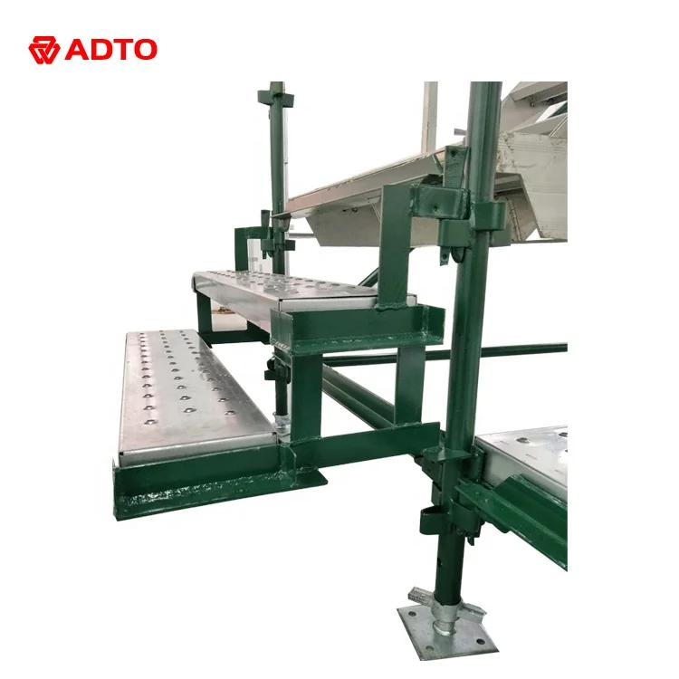 Kwikstage Scaffold Plank Industrial-Style Heavy-Duty Light Galvanized Finish Steel Board for Construction Building