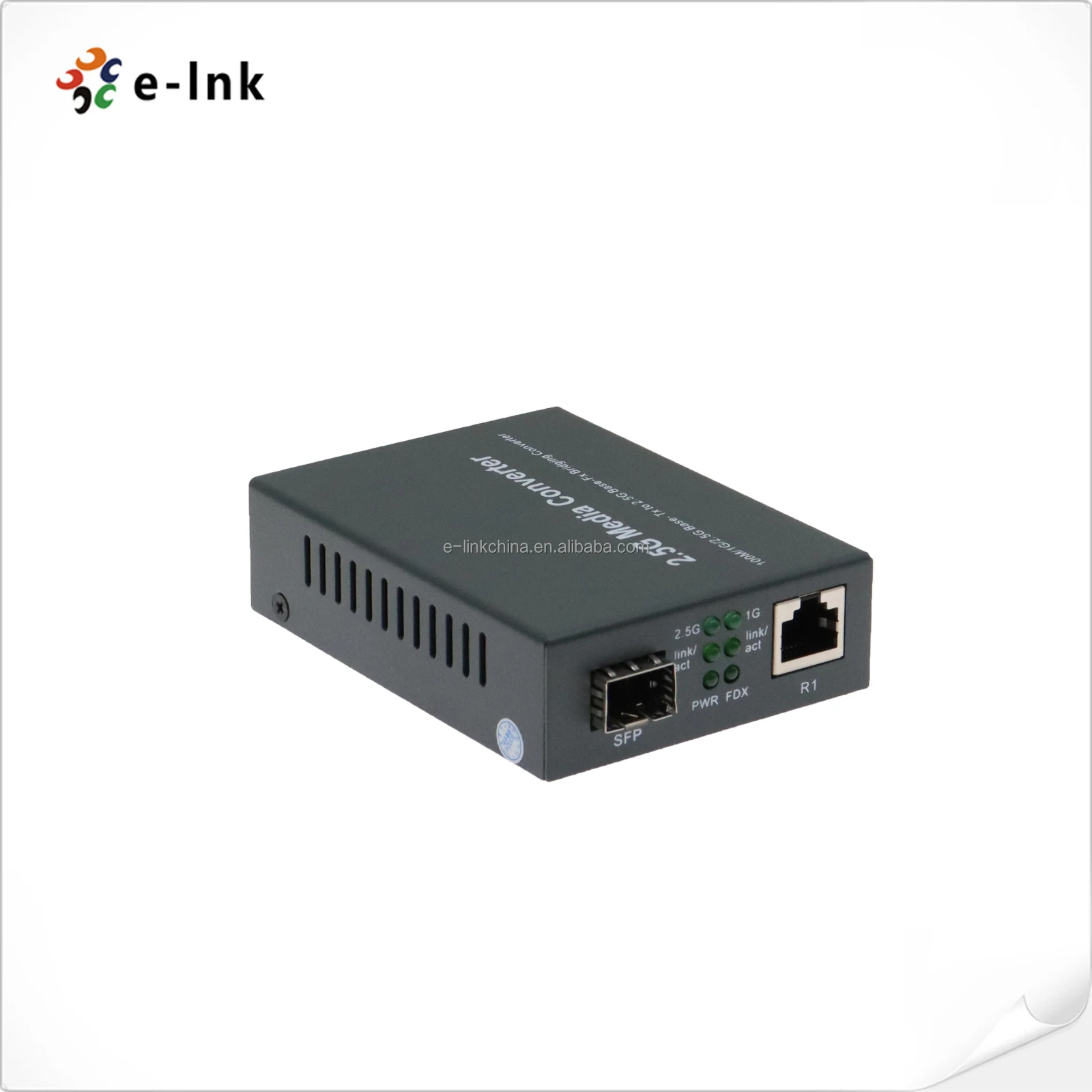 2.5G Fiber Media Converter 100M 1G 2.5G to 2.5G Base-SX/LX SFP Optical Ethernet Media Converter