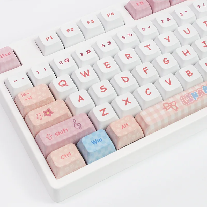 Linabell XDA Profile 138keys PBT Dye Sublimation Keycaps Set PBT Keycap for Mechanical Keyboard