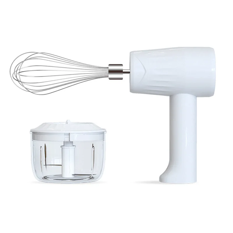 Zogifts Rechargeable Wireless Portable Cordless Handheld Electric Whisk Beater Food Egg Mixer