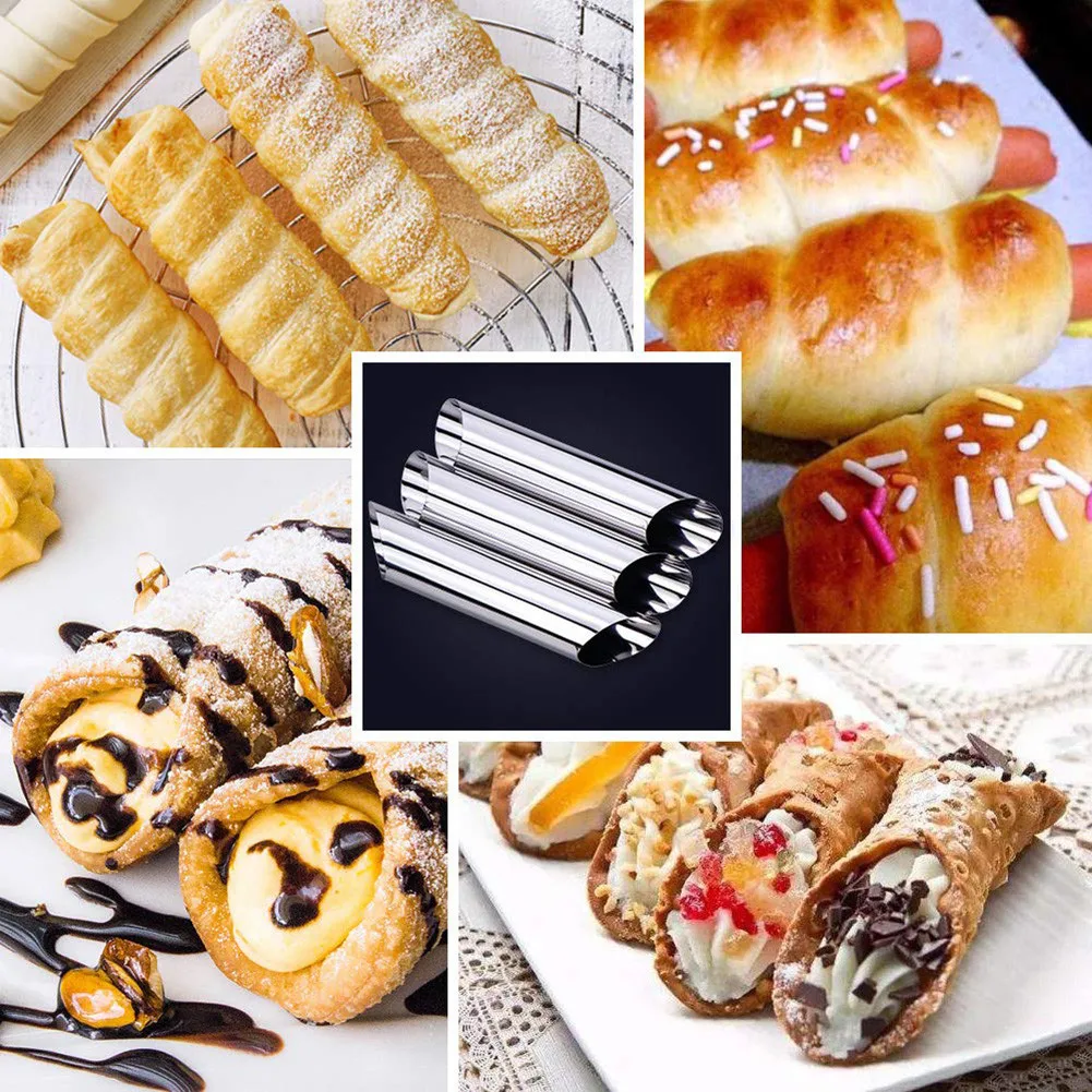 31 Pcs Cannoli Tubes, Cream Horn Molds, Cannoli Forms Non