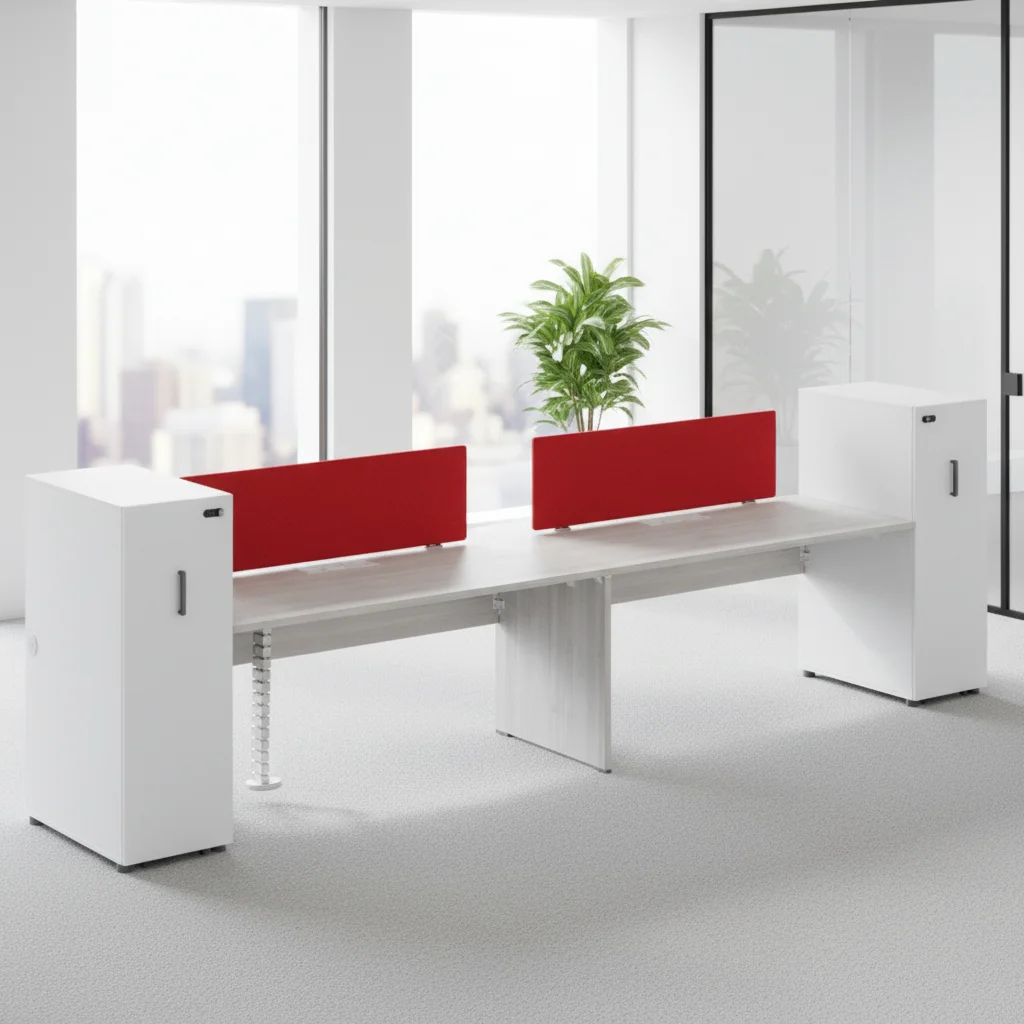 Executive Triple Function Storage Workstation Clothes Hanging File Storage ABS Connection Office System 5