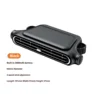 Klx05 black-3000mah battery-car seat fan