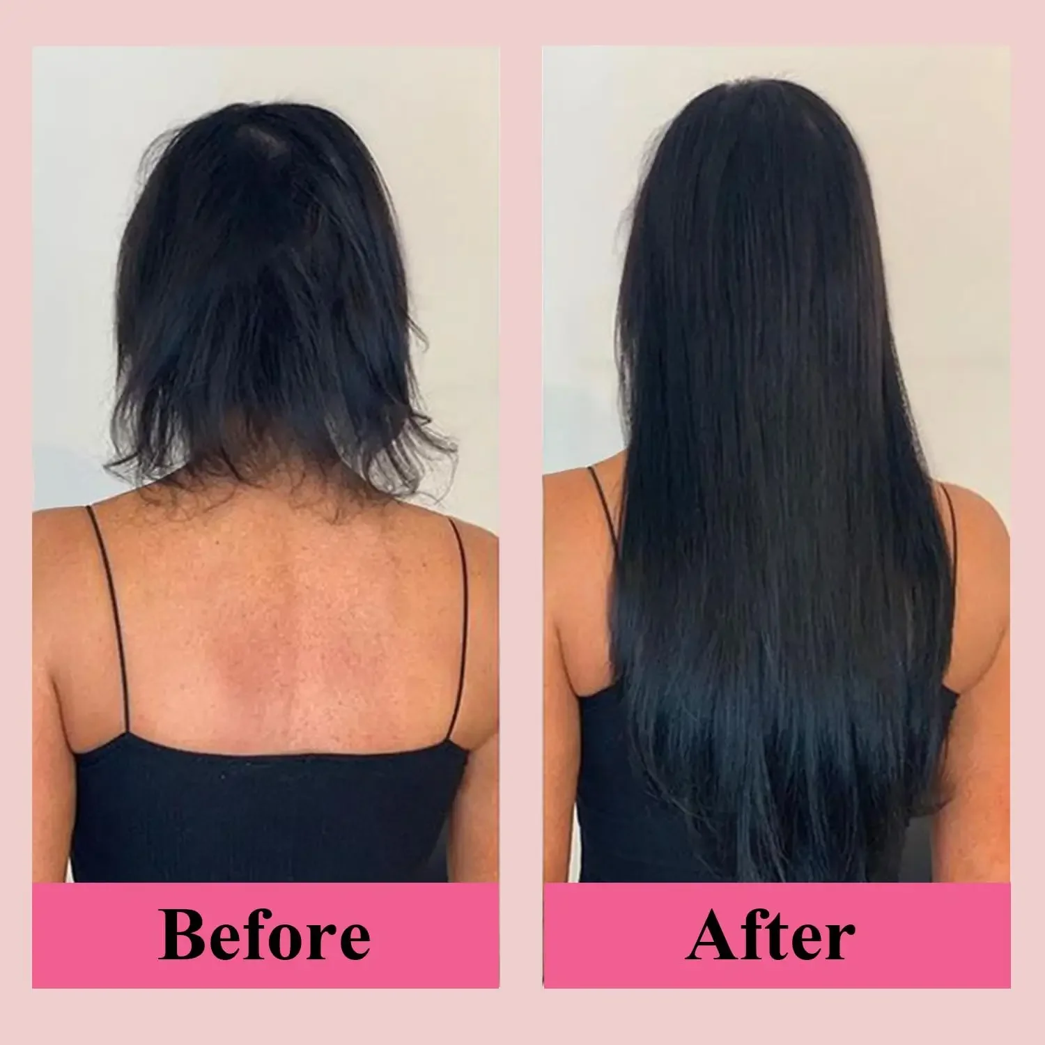 Extension capelli veri a clip lisci brasiliani remy naturali_voghion.com