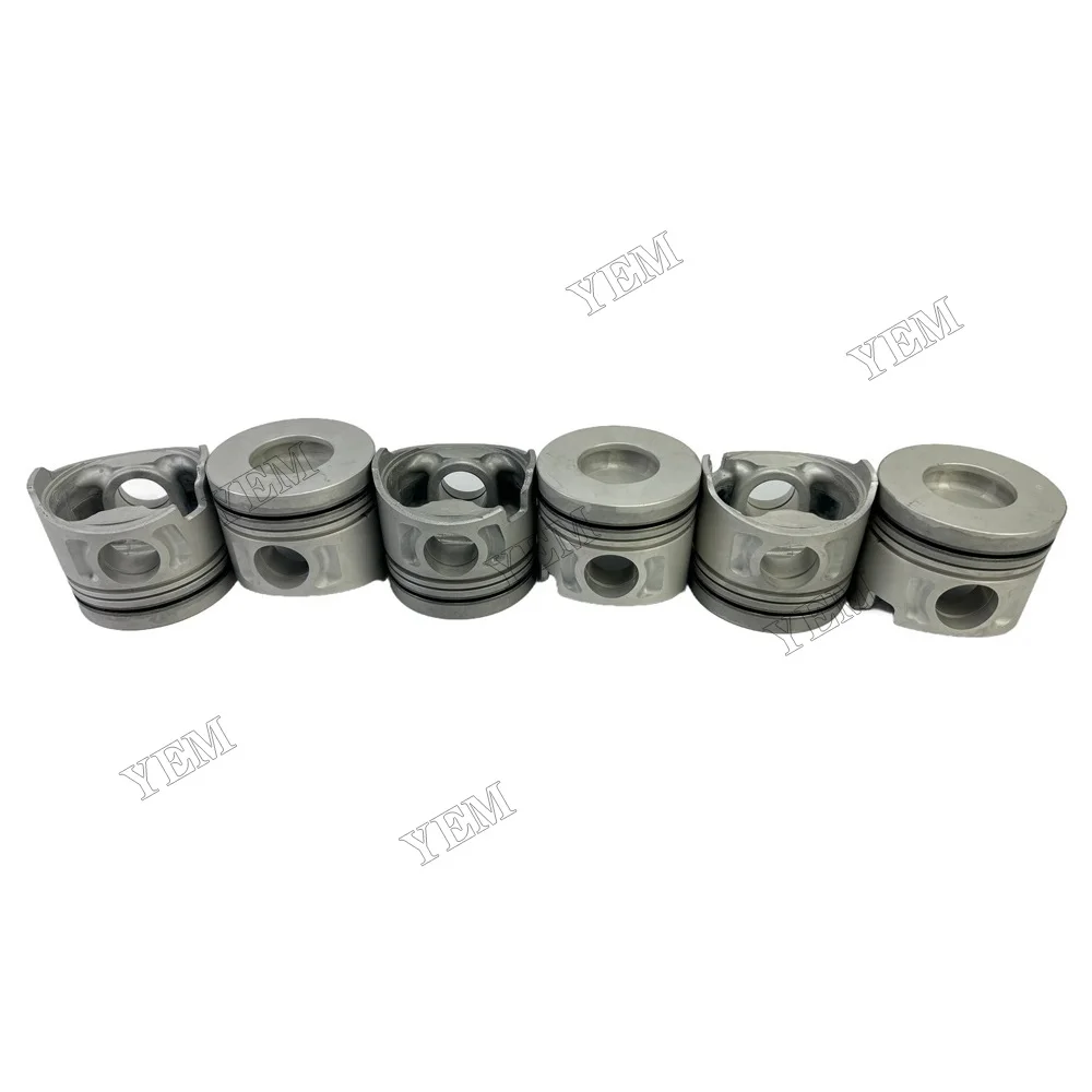 Piston With Pin Circlip 13216-3211 Fit for Hino J08CT Engine Parts