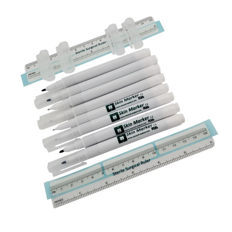 Professional Marker Pens Touch Medical Magic Marker Pens Use Body Marker for Surgical Labeling