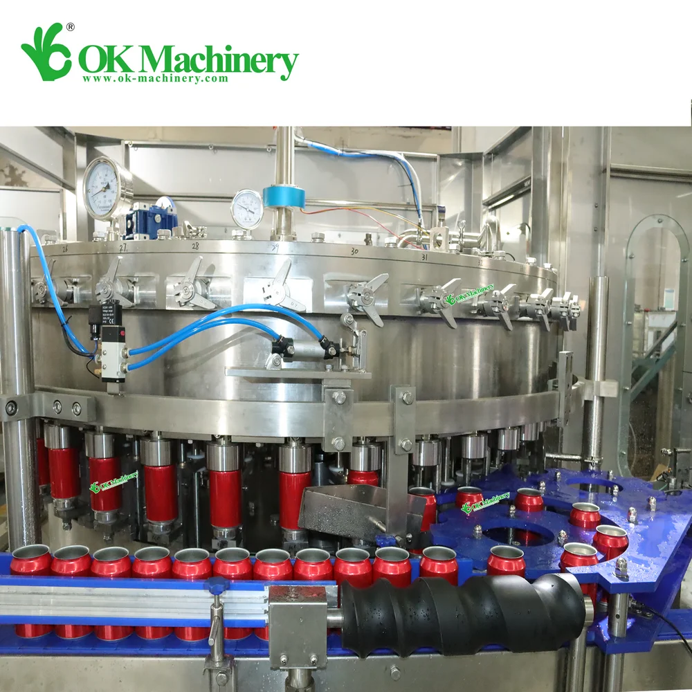DZ040 12000 Aluminum Beer Can Per Hour Small Capacity Beer Can Filling Canning Sealing Machine/production Line