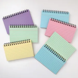 Simple Ins Small Notebook Loose Leaf Creative Five-Color Six-Book Design Convenient to Carry for Students