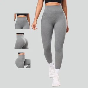 Leggings Fashion Friendly Grey Activewear Beautiful High Quality Non-Slip Buttock Lift Summer Yoga Leggings