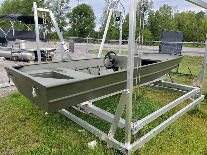 2021 16ft Ecocampor Flat Bottom Riveted Jon Boat Fishing Boat For Sale