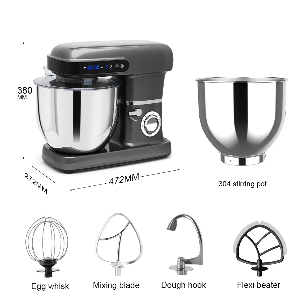 Cheftronic 10L 2200W Stand Mixer - Versatile Kitchen Aid
