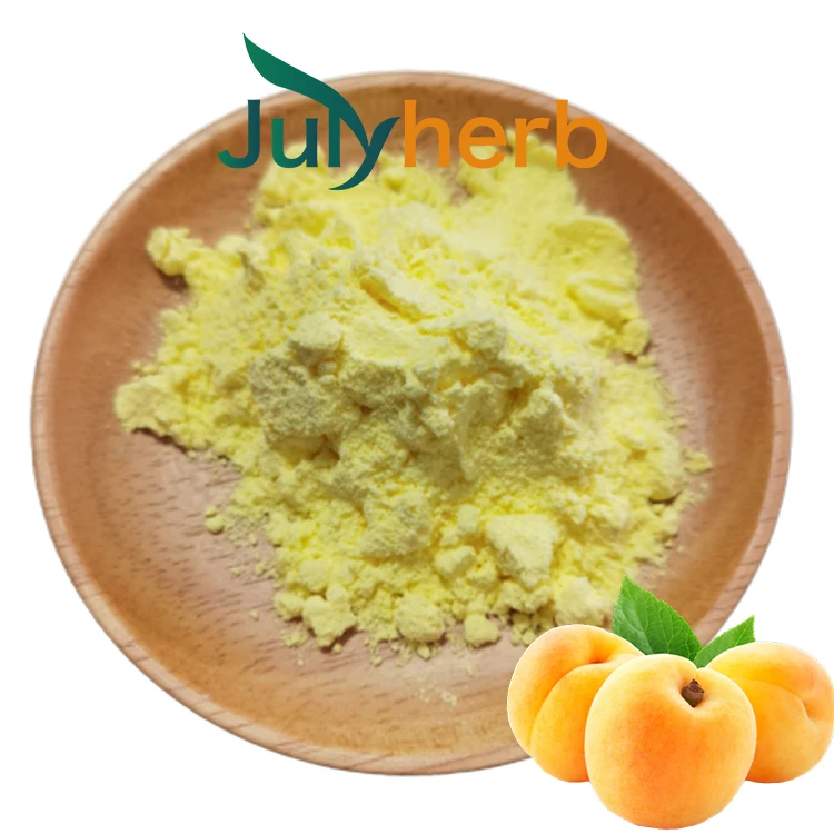 Freeze-dried yellow peach powder