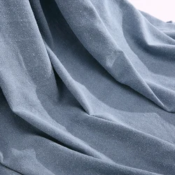 Sky blue 36M/M 100%SILK sand wash heavy ahimsa silk fabric bulk natural NO 4