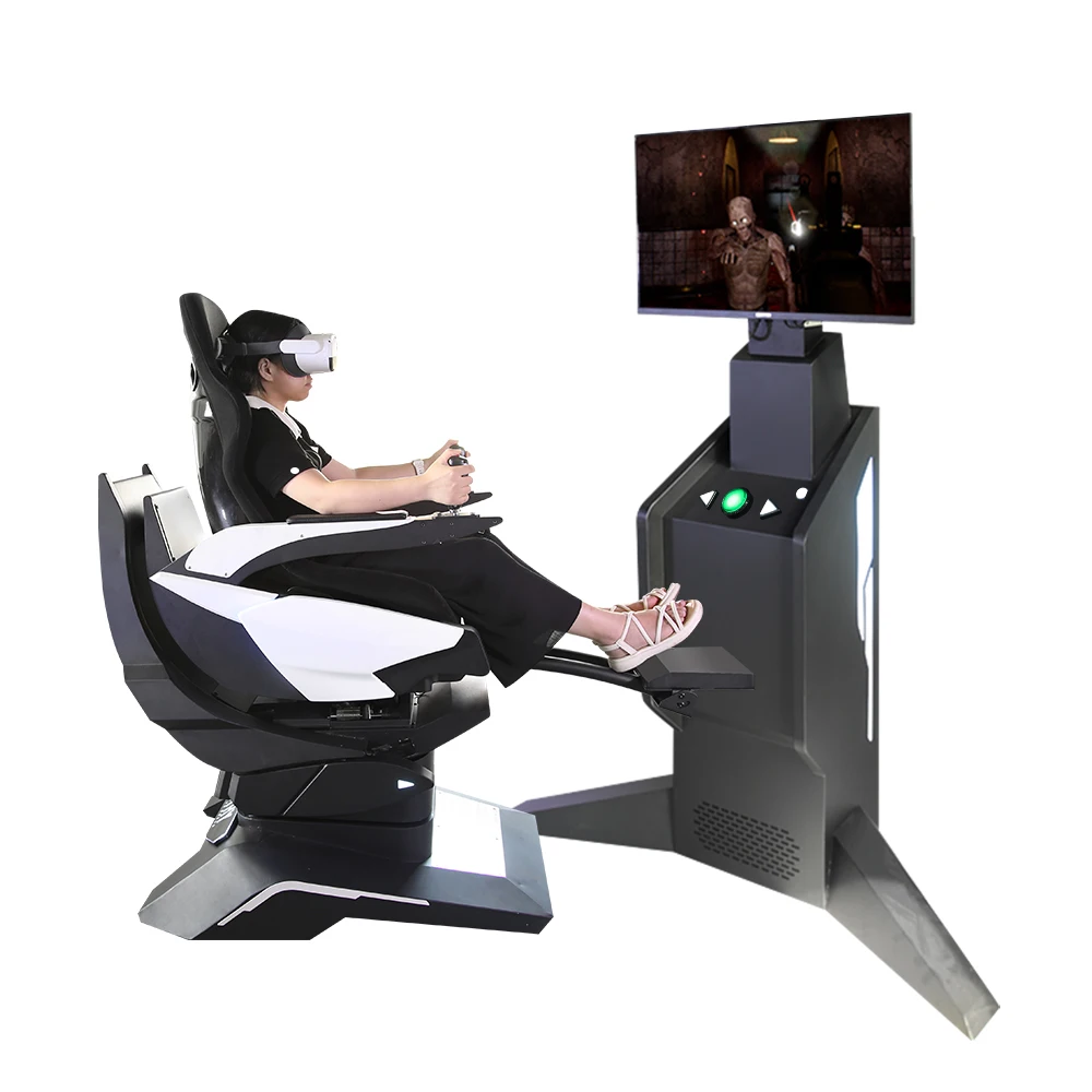 YHY 360 Degree Rotation Chair Game Machine 9D Flight Virtual Reality Equipment Simulator Vr 360