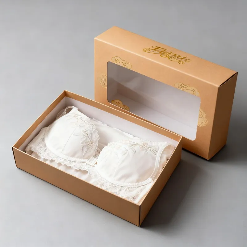 product best selling kraft base and lid box lingerie soy ink popular eco friendly panties paper box high end recyclable underwear box-5
