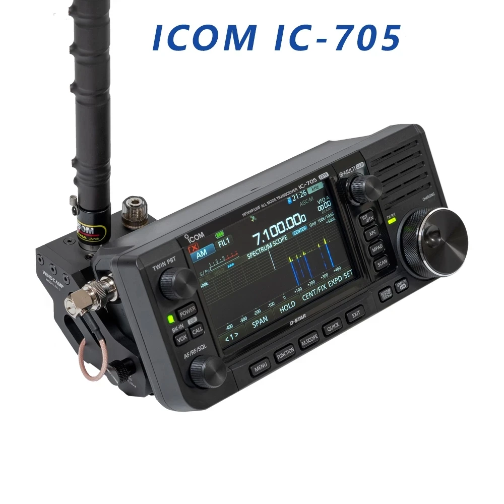 ICOM IC-705 Portable Shortwave Radio - Quick-Release Antenna Bracket