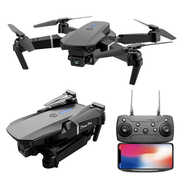 E88 Pro Drone 4K HD WIFI Dual Camera Folding Electric Remote Control Toy Mini Quadcopter RC Drone