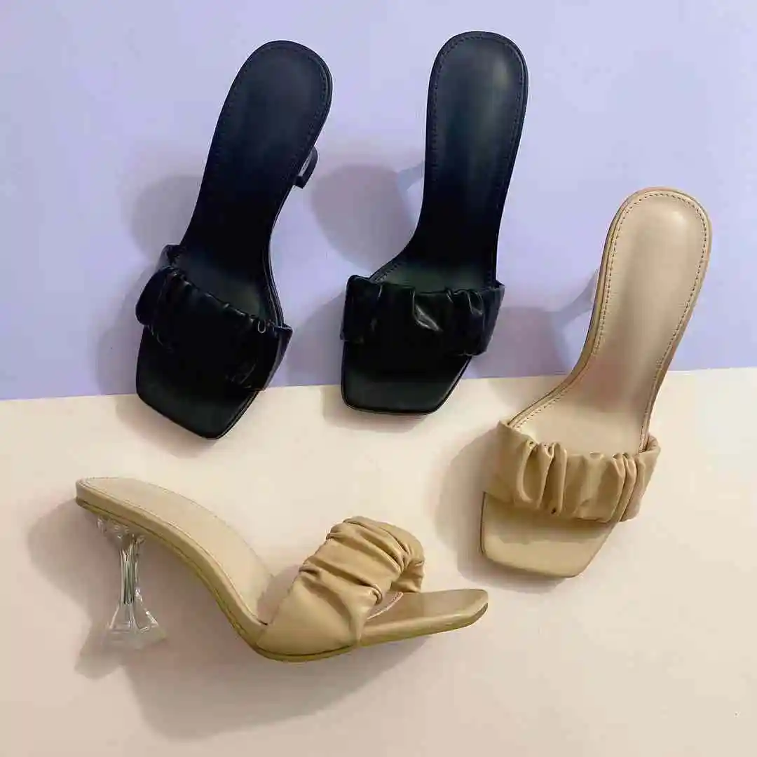 Women Cinderella Rhinestone Transparent Heels - YorMarket - Shop and buy  online Namibia