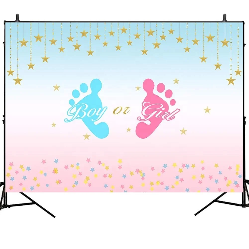 Fondo de Fotografía Baby Shower, Banner de Fondo de Revelacón Género Fondo de Fotografía Baby Shower, Banner de Fondo de Revelacón Género