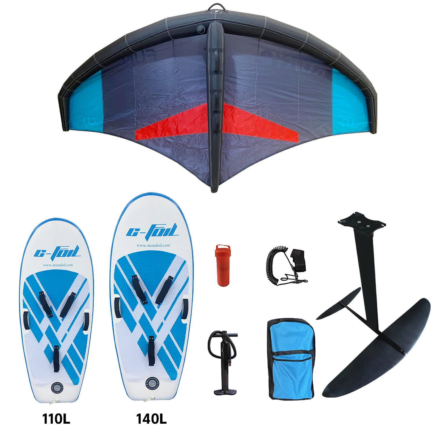 Oem Water Sports Surfing Set Wingfoil Carbon Hydrofoil Inflatable Plate ...