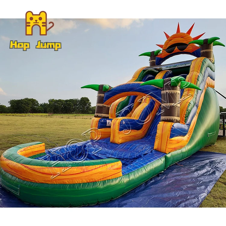 15ft 16ft 18ft 20ft 22ft Wholesale Backyard Inflatable Water Slide