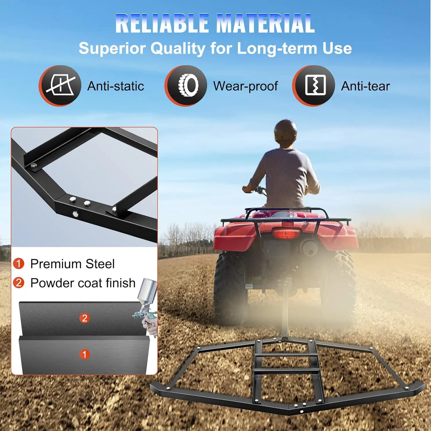 Crane Rake High Load-carrying Ability Tractor Crane Attachment Two Wheel Tractor ...