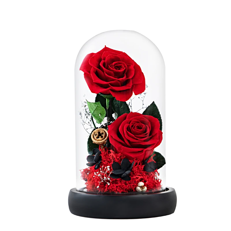 Rosa Eterna Preservada De Alta Calidad,Regalo De San Valentín Popular,Flor  En Cristal,Rosa Eterna,2022 - Buy Y Rosas En Caja De Regalo,Rosa Eterna,Día  De La Madre Product on 