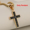 Gold Black Pendant