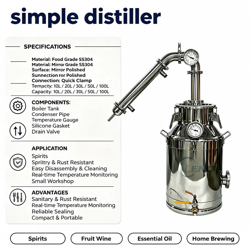 Copper Distillation Colummn Alcohol Pot Still for Sale Buy Alcohol Stills Distiller