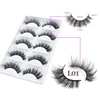 L01 5 pairs of mink lashes