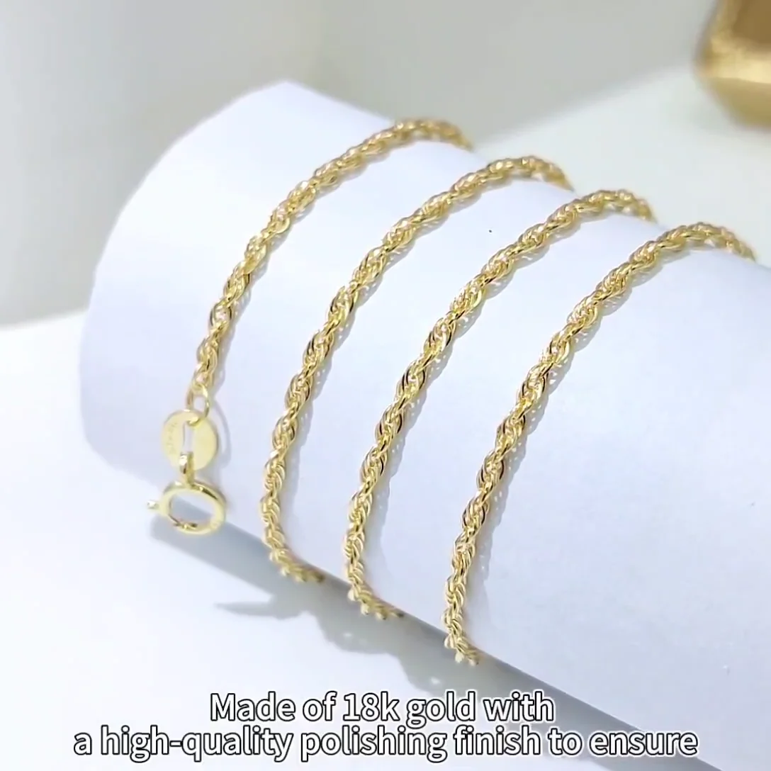 Gold Rope Chain How To Shine Gold Chain Baseline Rope Chain 12mm