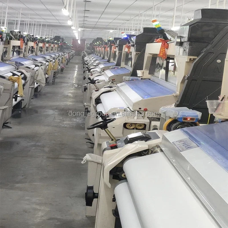 Polyester Fabric  Weaving Textile Machines  WaterJet Loom Machine with Feeder China Factory