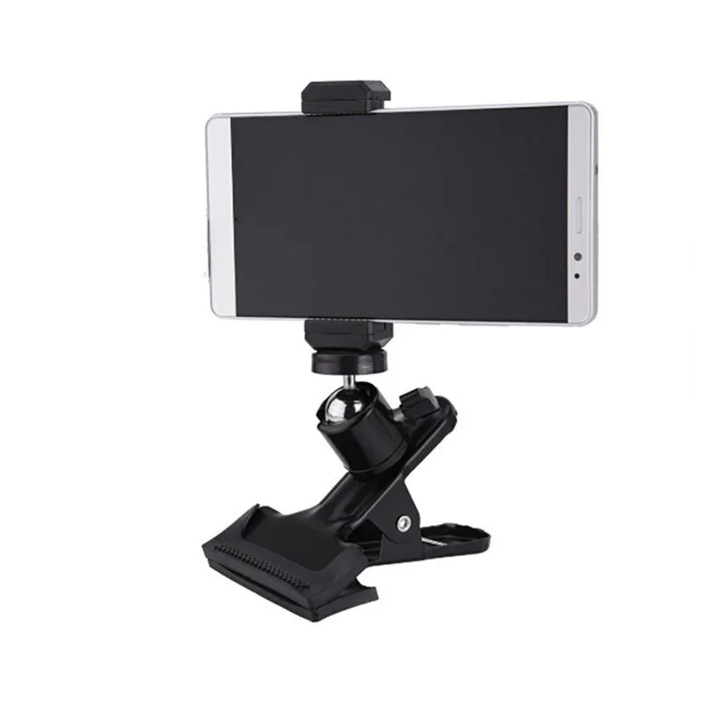 Supporto Per Telefono Per Chitarra – Regolabile Con Sistema A Pulsante – Clip A Tre Punti Per Smartphone – 6x5x15 Cm